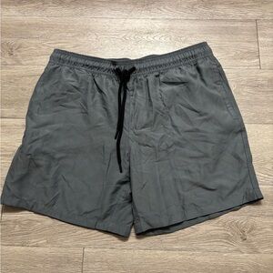 Gray Swim Shorts